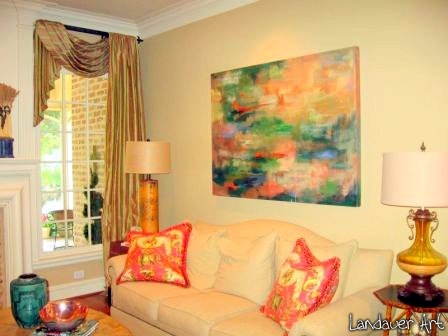 Landauer Art in Staged homes and Sold pieces
